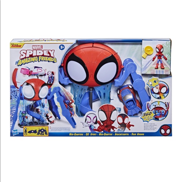 Marvel Spidey and His Amazing Friends Web-Quarters Playset New - Picture 2 of 2